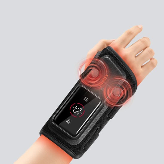 iKeepFit WB01 Θερμαινόμενη Συσκευή Μασάζ Καρπού για Τενοντίτιδα & Καρπιαίο Σωλήνα (9 Modes/Graphene Heat/3000mAh)