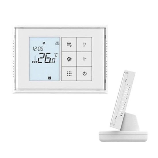 Hysen HY010RF Θερμοστάτης Smart με LCD Τηλεκοντρόλ Ρύθμισης Θερμοκρασίας