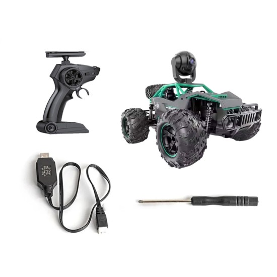 ToySky Sprint R/C Τηλεκατευθυνόμενο Off-Road Αυτοκίνητο 1:14 με Κάμερα FHD 1080P WiFi 30KM/H (Green-Gray)