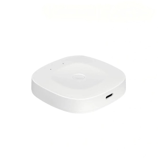 MOES MHUB-C-MS Tuya ZigBee Gateway Hub με Bluetooth και Wi-Fi 2.4GHz (Υποστήριξη έως 128 Συσκευών, Type-C) White