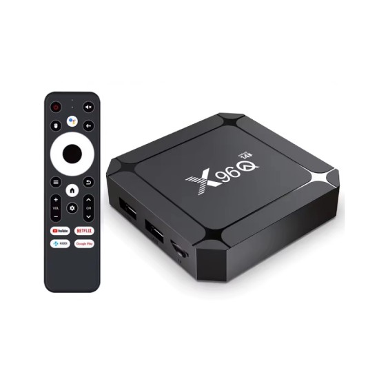 X96Q RK3518 TV Box Android 14 4K με Wi-Fi 6 (ΒΤ/Ethernet/USB 3.0)