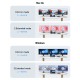 Lemorele TC100 Docking Station 13-σε-1 USB-C Hub με Dual 4K HDMI, VGA, PD 100W, Ethernet, SD/TF & Audio για Laptop / MacBook / Surface