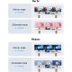 Lemorele TC94 Docking Station 10-σε-1 USB-C Hub με Triple Display (Dual HDMI + VGA), PD 100W, SD/TF & Audio για Laptop / MacBook / Surface