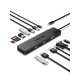 Lemorele TC200 Docking Station 13-σε-1 USB-C Hub για MacBook Pro / Air με Dual 4K HDMI, VGA, PD 100W, SD/TF & Audio Jack