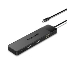Lemorele TC200 Docking Station 13-σε-1 USB-C Hub για MacBook Pro / Air με Dual 4K HDMI, VGA, PD 100W, SD/TF & Audio Jack