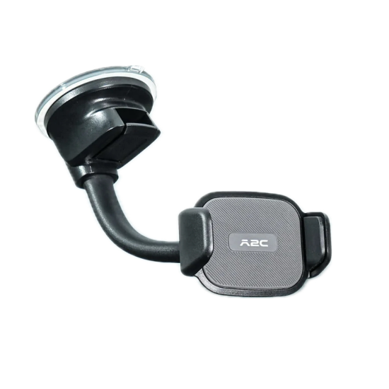 APPS2Car Μίνι Βάση Κινητού Αυτοκινήτου για Ταμπλό & Παρμπρίζ (Ρυθμιζόμενος Βραχίονας - Στήριξη με Κλιπ)