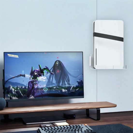 JYS P5226 Βάση Τοίχου για PS5 / PS5 Slim / PS5 Pro – Universal Wall Mount Console Stand Λευκό