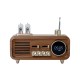 Old Street Audio Vintage Bluetooth Ηχείο Ξύλινο (7W/Μπαταρία 1800mAh/Bluetooth 5.4/FM Radio/USB/TF/AUX/TWS)