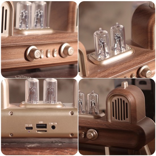 Old Street Audio Vintage Ηχείο με Bluetooth Ξύλινο (10W/Μπαταρία 1800mAh/Bluetooth 5.4/FM Radio/USB/TF/AUX/TWS)