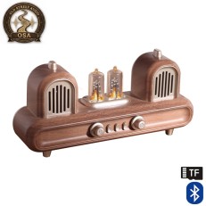 Old Street Audio Vintage Ηχείο με Bluetooth Ξύλινο (10W/Μπαταρία 1800mAh/Bluetooth 5.4/FM Radio/USB/TF/AUX/TWS)