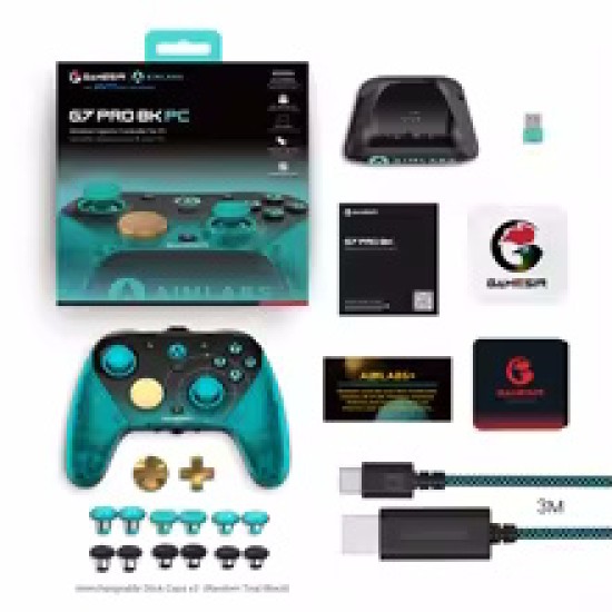 GameSir G7 Pro 8K Aimlabs Edition Wireless Esports Controller (Bluetooth/2.4GHz/USB-C) με Hall Effect για PC/Switch/iOS/Android