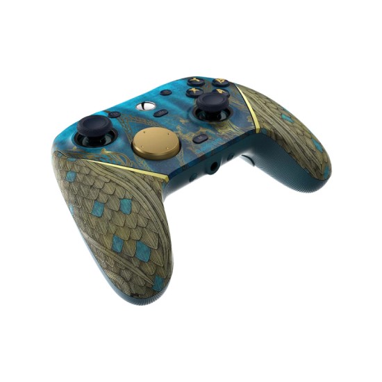 G7 Pro Wuchang Fallen Feather Version Gamepad Τριπλής Σύνδεσης (Wired/2.4GHz/Bluetooth) για Xbox / PC / Android – Blue