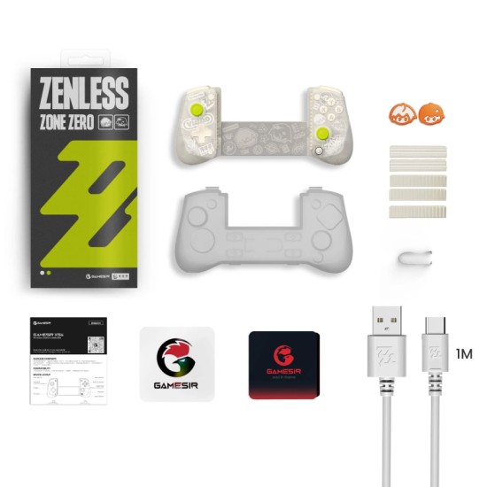 GameSir X5s Zenless Zone Zero Edition Multiplatform Controller (Bluetooth/Ασύρματο) (iOS/Android) Veil White