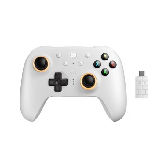 8BitDo Ultimate 2 Wireless με Charging Dock Ασύρματο Gamepad για Windows / Android (Xbox Layout) Λευκό